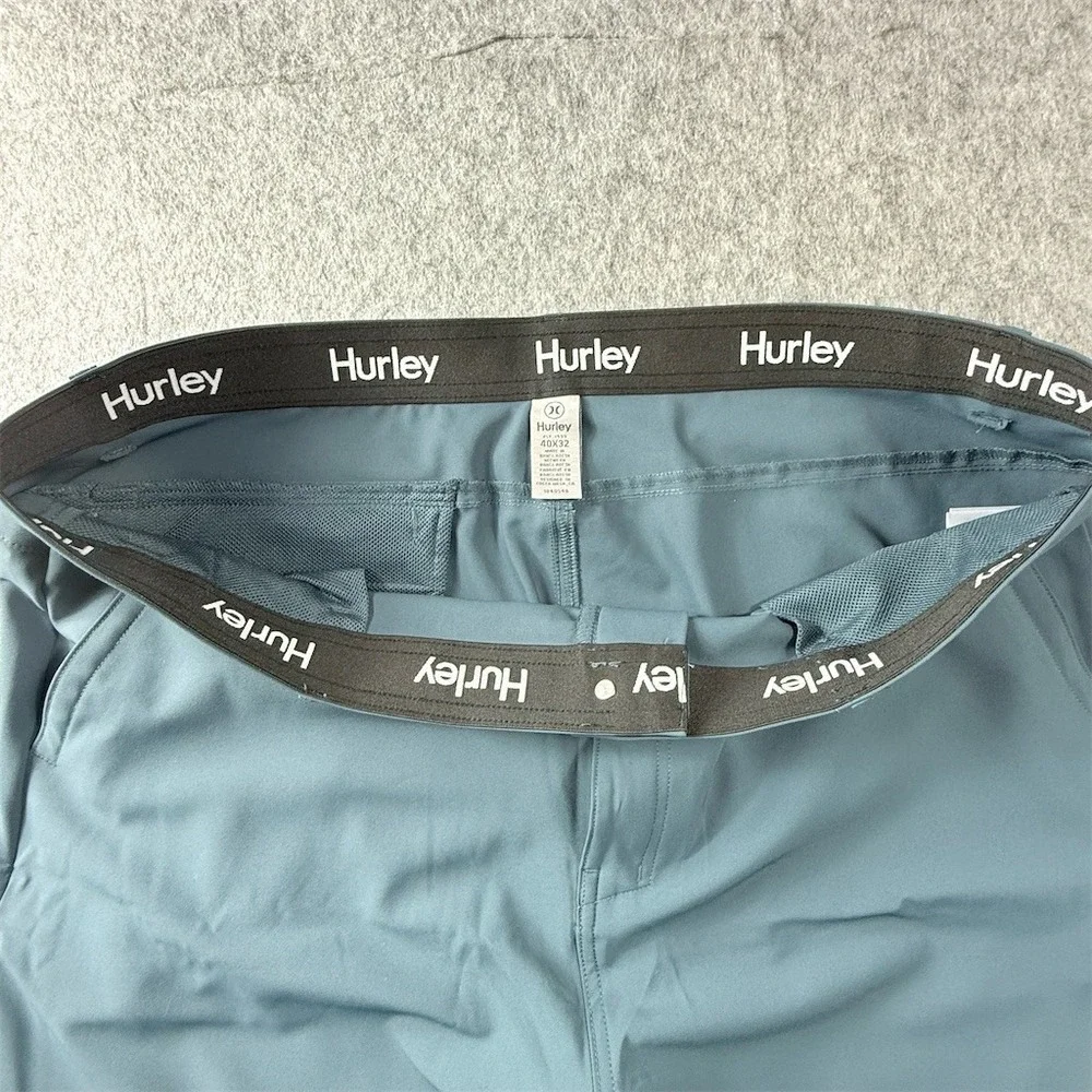 Hurley Pants Mens 40x30 Slate Blue Hybrid Tech Performance Golf Active Stretch‎